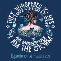 Dysautonomia Awareness I Am The Storm Golf Towel
