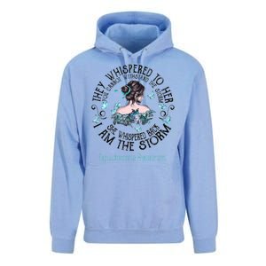 Dysautonomia Awareness I Am The Storm Unisex Surf Hoodie