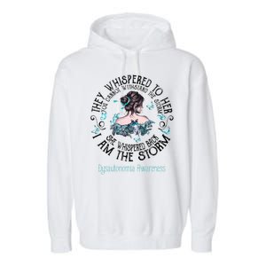 Dysautonomia Awareness I Am The Storm Garment-Dyed Fleece Hoodie