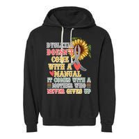 Dyslexia Doesn't Come With A Manual Garment-Dyed Fleece Hoodie