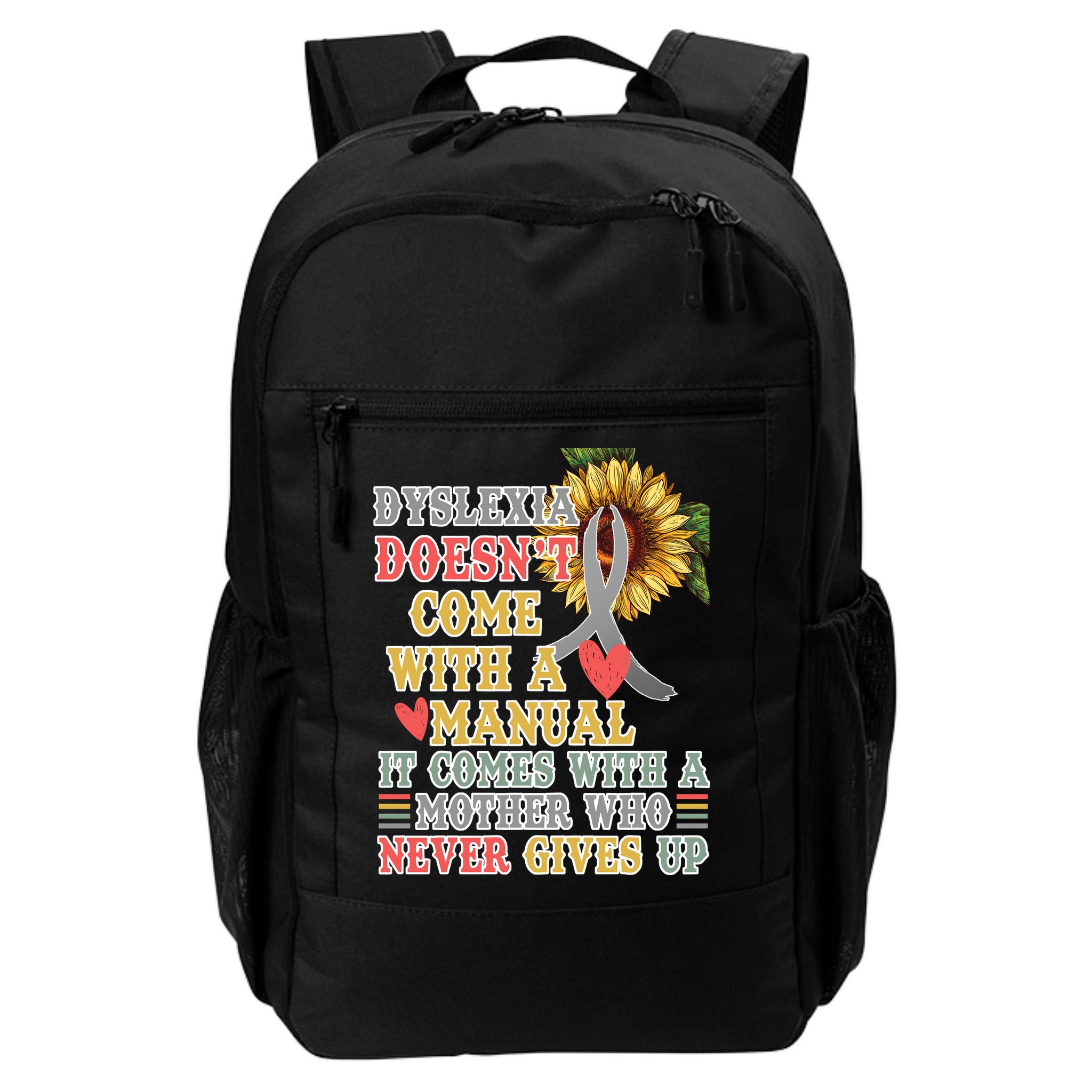 Dyslexia Doesn't Come With A Manual Backpack