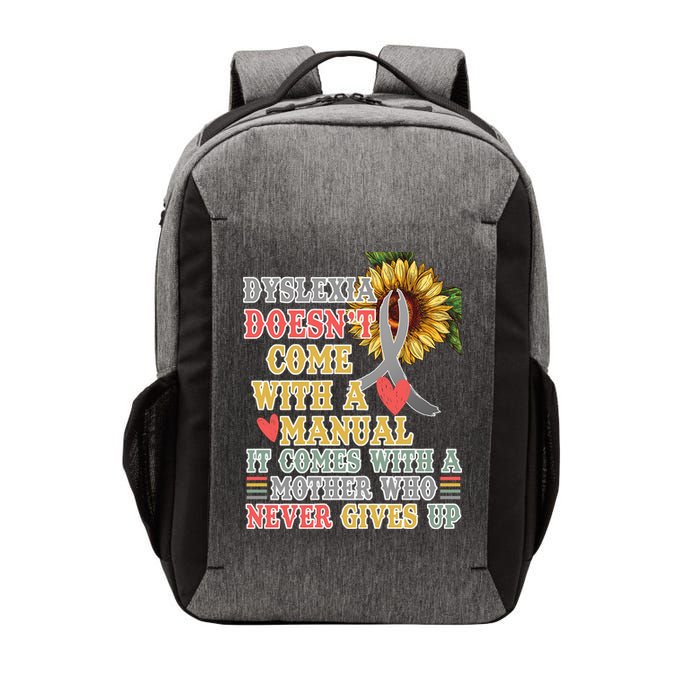Dyslexia Doesn't Come With A Manual Vector Backpack