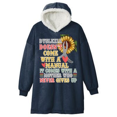 Dyslexia Doesn't Come With A Manual Hooded Wearable Blanket