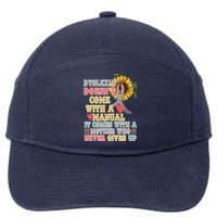 Dyslexia Doesn't Come With A Manual 7-Panel Snapback Hat