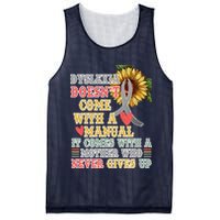 Dyslexia Doesn't Come With A Manual Mesh Reversible Basketball Jersey Tank