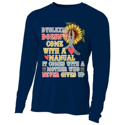 Dyslexia Doesn't Come With A Manual Cooling Performance Long Sleeve Crew