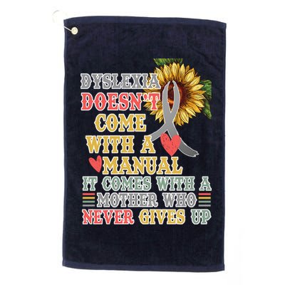 Dyslexia Doesn't Come With A Manual Golf Towel