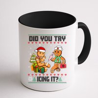 Did You Try Icing It Funny Gingerbread Christmas Holiday Mug