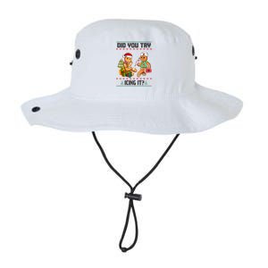 Did You Try Icing It Funny Gingerbread Christmas Holiday Legacy Cool Fit Booney Bucket Hat