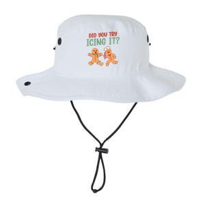 Did You Try Icing It Funny Christmas Gingerbread Nurse Gift Legacy Cool Fit Booney Bucket Hat