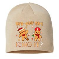 Did You Try Icing It Christmas School Nurse Emergency Nurse Sustainable Beanie