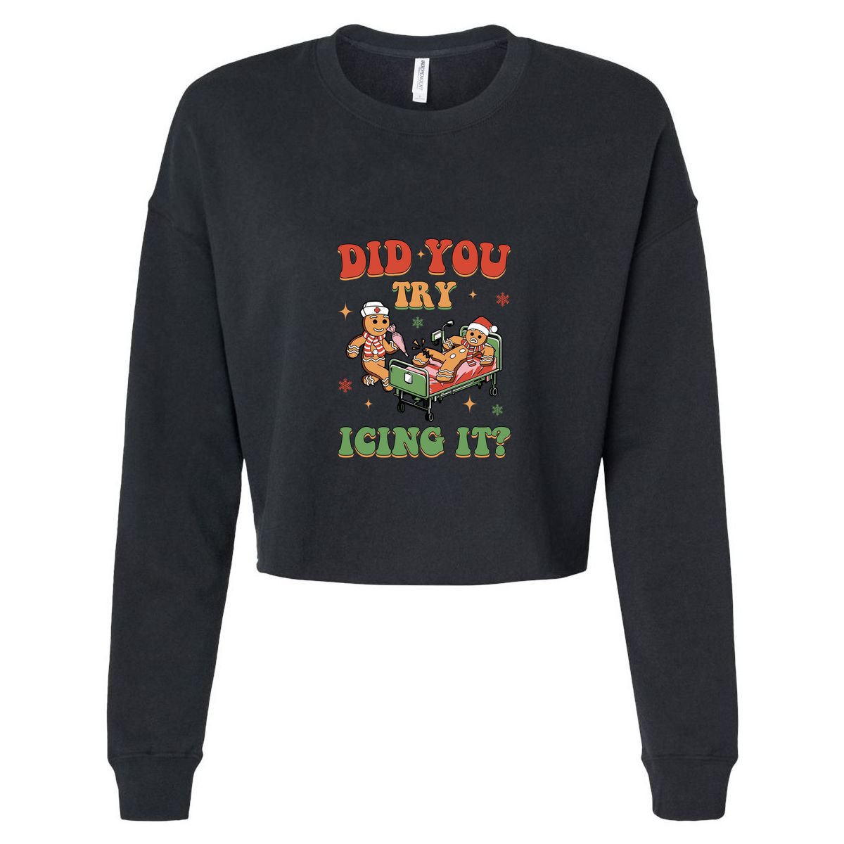 Did You Try Icing It Gingerbread Nurse Funny Christmas Cool Comfort Performance Bucket Hat
