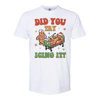 Did You Try Icing It Gingerbread Nurse Funny Christmas Softstyle® CVC T-Shirt