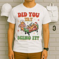 Did You Try Icing It Gingerbread Nurse Funny Christmas T-Shirt