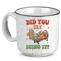 Did You Try Icing It Gingerbread Nurse Funny Christmas 15oz Campfire Ceramic Mug
