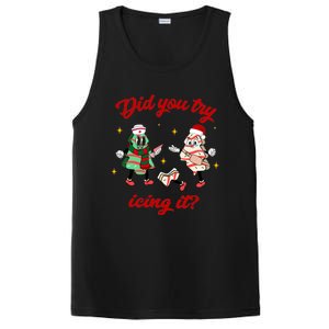 Did You Try Icing It School Nurse Christmas Tree Cake Gift PosiCharge Competitor Tank