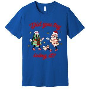 Did You Try Icing It School Nurse Christmas Tree Cake Gift Premium T-Shirt