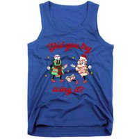 Did You Try Icing It School Nurse Christmas Tree Cake Gift Tank Top