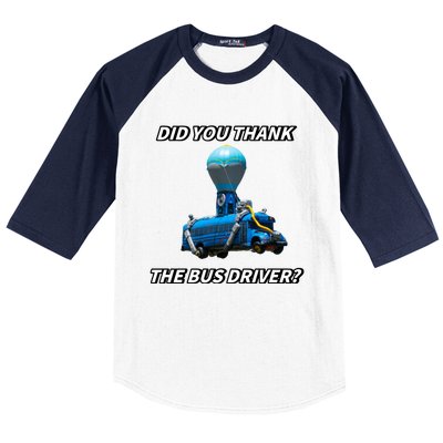 Did You Thank The Bus Driver Cringey Baseball Sleeve Shirt