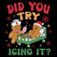 Did You Try Icing It Christmas Gingerbread Humor Impact Tech Backpack
