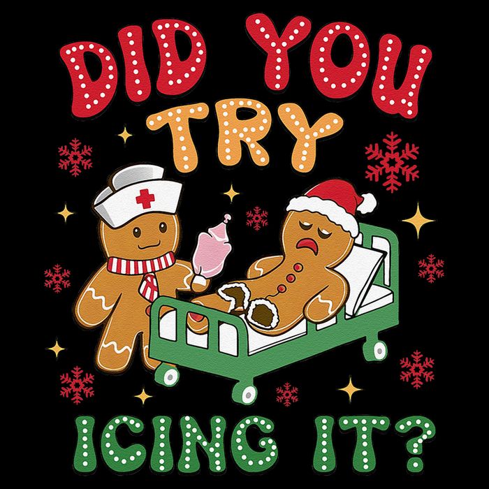 Did You Try Icing It Christmas Gingerbread Humor Impact Tech Backpack