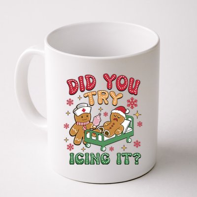 Did You Try Icing It Cute Christmas Coffee Mug