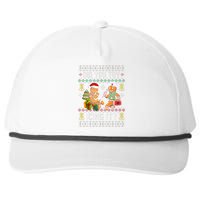 Did You Try Icing It Retro Christmas Gingerbread Nurse Squad Snapback Five-Panel Rope Hat