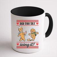 Did You Try Icing It Funny Christmas Gingerbread Cookie Mug