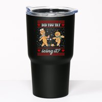 Did You Try Icing It Funny Christmas Gingerbread Cookie Tumbler