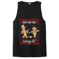 Did You Try Icing It Funny Christmas Gingerbread Cookie PosiCharge Competitor Tank