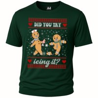 Did You Try Icing It Funny Christmas Gingerbread Cookie Performance Shirt