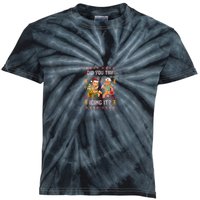 Did You Try Icing It Retro Christmas Gingerbread Nurse Squad Kids Tie-Dye T-Shirt