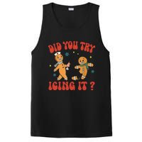 Did You Try Icing It Funny Christmas Nurse Gingerbread Man PosiCharge Competitor Tank