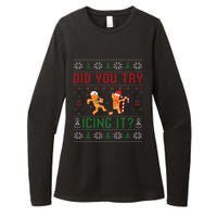 Did You Try Icing It Nurse Ugly Christmas Sweater  Womens CVC Long Sleeve Shirt