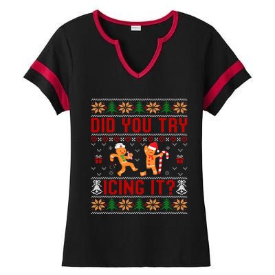 Did You Try Icing It Funny Nurse For Xmas Ladies Halftime Notch Neck Tee