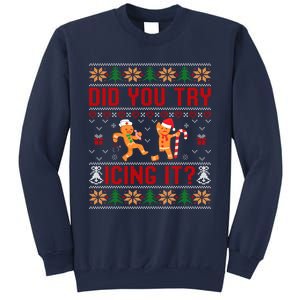 Did You Try Icing It Funny Nurse For Xmas Sweatshirt