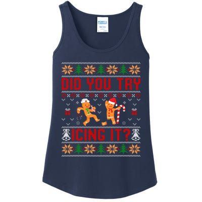 Did You Try Icing It Funny Nurse For Xmas Ladies Essential Tank