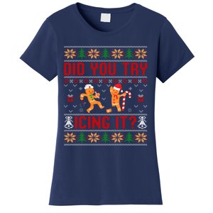 Did You Try Icing It Funny Nurse For Xmas Women's T-Shirt