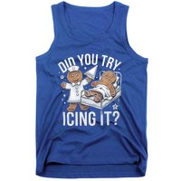 Did You Try Icing It Funny Ginger Bread Holiday Humor Cute Gift Tank Top