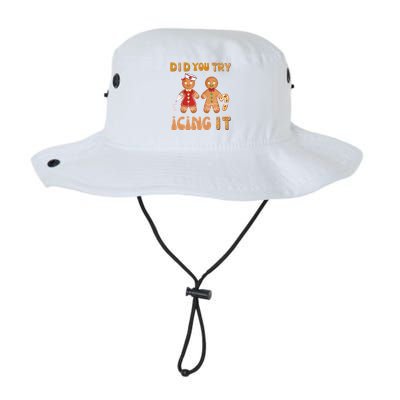 Did You Try Icing It Funny Gingerbread Christmas Nurse Gift Legacy Cool Fit Booney Bucket Hat