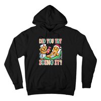 Did You Try Icing It Icu Nurse Christmas Gingerbread Sweatshirt Hoodie