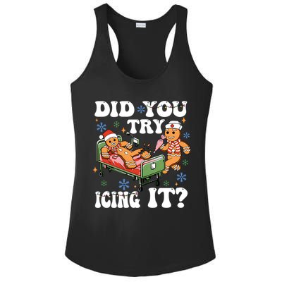 Did You Try Icing It Gift Ladies PosiCharge Competitor Racerback Tank
