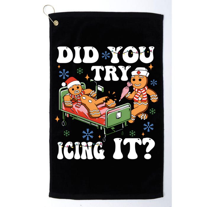 Did You Try Icing It Gift Golf Towel