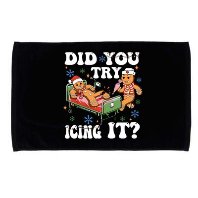 Did You Try Icing It Gift Microfiber Hand Towel
