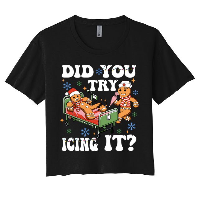 Did You Try Icing It Gift Crop Top