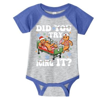 Did You Try Icing It Gift Infant Baby Jersey Bodysuit