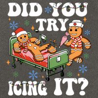 Did You Try Icing It Gift Cotton Canvas Backpack