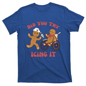 Did You Try Icing It? Gingerbread Nurse Christmas Pajamas Great Gift T-Shirt