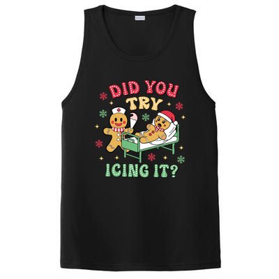 Did You Try Icing It? Nurse Gingerbread Christmas Holiday Meaningful Gift PosiCharge Competitor Tank