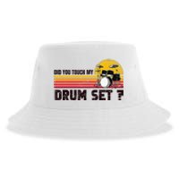 Did You Touch My Drum Set Percussion Music Drummer Sustainable Bucket Hat